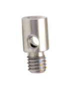 M2 x .4 Male Thread - 10mm Length - Stainless Steel Adaptor Tip - Exact Tooling