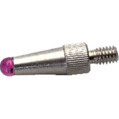 3 mm Tip × 1/4″ Long with M2.5 Thread - Carbide Ball Contact Point - Exact Tooling