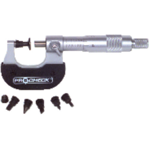 Anvil - Knife - 0.235″, 0.250″, & 0.270″ Anvil Diameter - Individual Micrometer Anvil Attachment - Exact Tooling