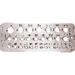 ‎14 - 1/16″-1/2″ - Drill Gage - Exact Tooling