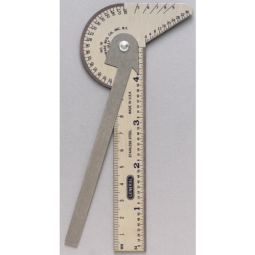 16ME - Checks Angles And Drill Points - Multi Use Rule & Gage - Exact Tooling