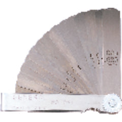 ‎230 Thickness Gage 26 Leaf-0.002″ To 0.025″ (0.051″ To 0.635 mm) Range - Exact Tooling