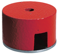 1-1/4'' Diameter Round; 14 lbs Holding Capacity - Button Type Alnico Magnet - Exact Tooling