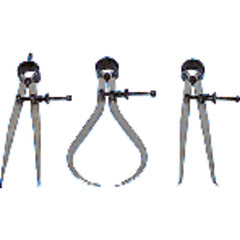 Kit Contains: 6″ Divider, 6″ Inside Caliper, 6″ Outside Caliper, 6″ E/M Pocket Rule, 5″ Vernier Caliper-5 Piece Technical Measuring Set - Exact Tooling