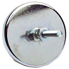 Low Profile Cup Magnet w/Bolts - 2 1/32″ Diameter Round; 19 lbs Holding Capacity - Exact Tooling