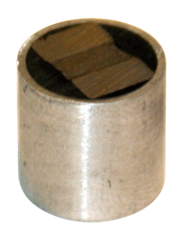 Rare Earth Two-Pole Magnet - 3/4'' Diameter Round; 36 lbs Holding Capacity - Exact Tooling