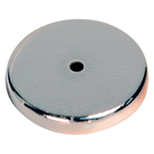 Low Profile Cup Magnet - 3 3/16″ Diameter Round; 47.5 lbs Holding Capacity - Exact Tooling