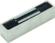 Multi-Purpose Two-Pole Ceramic Magnet - 1-1/4 x 4-1/2'' Bar; 75 lbs Holding Capacity - Exact Tooling
