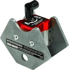 On/Off Rare Earth Magneitc Welding Square - 4" Length - 150 lbs Holding Capacity - Exact Tooling