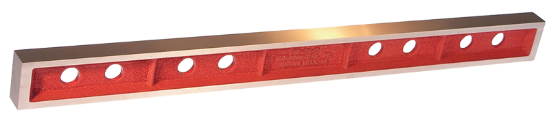 #SE48CI - 48'' Long x 1-1/2'' Wide x 3'' Thick - Tool Cast Iron Straight Edge - Exact Tooling