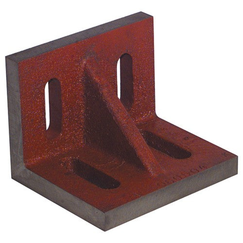 ‎Machined Webbed (Closed) End Slotted Angle Plates - 3-1/2″ × 3″ × 2-1/2″ - Exact Tooling