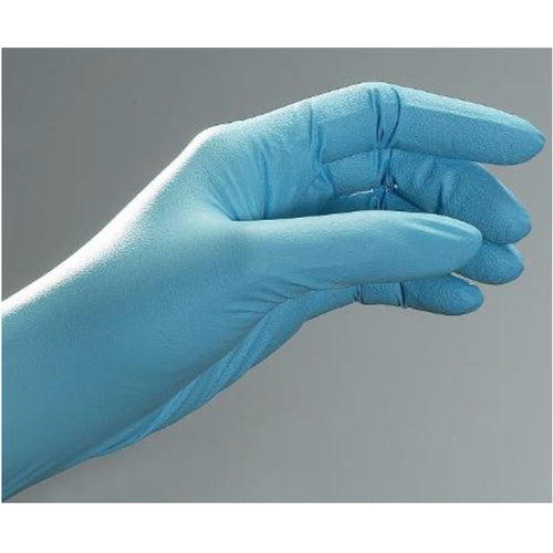 Medium Blue Nitrile 4.5 mil Disposable Gloves (Box/100) - Exact Tooling