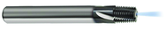 1/4-18 4FL Carbide Thread Mill NPTF Tap-Coolant Thru-TiCN - Exact Tooling
