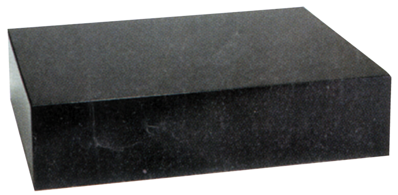 9 x 12" - Grade B 0-Ledge 3'' Thick - Granite Surface Plate - Exact Tooling