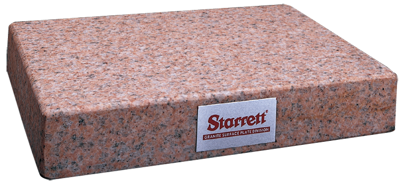 24 x 36" - Grade A 0-Ledge 6'' Thick - Granite Surface Plate - Exact Tooling