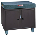 24 x 36" - Surface Plate Stand - Cabinet Type with Leveling Screws - Exact Tooling