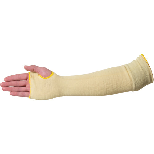 Arm Protection - Kevlar 18″ Standard Weight 2-Ply Knit Sleeve Kevlar Outer/Cotton Inner w/Thumb Hole - Exact Tooling