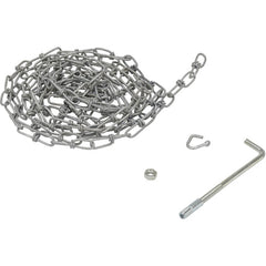 Double Loop Coil Chain W/Hanger 15 Ft - Exact Tooling