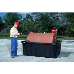 Fuel Tank Containment W/ Drain 550 lb - Exact Tooling