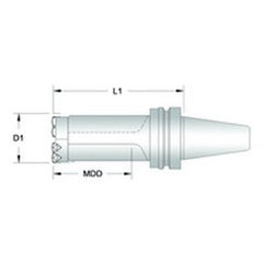 OP2 1SBT50 Opening Spade Drill - Exact Tooling