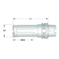 OP3 1LHSK100 Opening Spade Drill - Exact Tooling