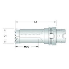 OP3 1LHSK63 Opening Spade Drill - Exact Tooling