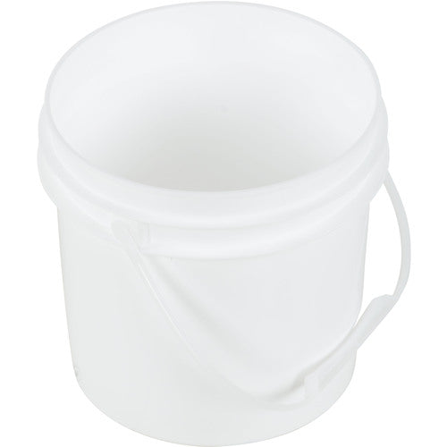 White Open Head Pail Plastic Hand 1 Gal - Exact Tooling