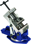 Industrial Angle Vise with Swivel Base - #AVS40 - 4" - Exact Tooling
