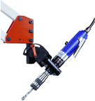 Horizontal/Vertical motor bracket for all 400 and 700 rpm pneumatic tapping motors - Exact Tooling