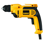 #DWD112 - 7.0 No Load Amps - 0 - 2500 RPM - 3/8'' Keyless Chuck - Corded Reversing Drill - Exact Tooling