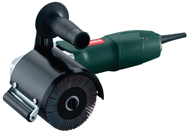 4.5" Dia. x 4" Maximum Size Wheel - Dial controlled variable speed (900-2810 No load RPM) - Double insulated - Burnisher - Exact Tooling