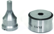PDH7/16; 7/16" Hex Punch & Die Set - Exact Tooling