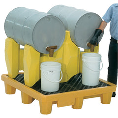 Poly 2 (55 Gallon) Drum Rack 1500 lb Cap - Exact Tooling