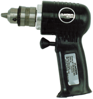 #FP3050 - 3/8'' Chuck Size - Non-Reversing - Air Powered Drill - Exact Tooling