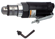 #FP3501 - 3/8'' Chuck Size - Straight - Non-Reversing - Air Powered Drill - Exact Tooling