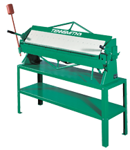 Box & Pan Hand Brake  - #HBU48-16 - 48-1/4'' Working Length - 16 Gauge Capacity (Mild Steel) Stand Included ( 48S) - Exact Tooling