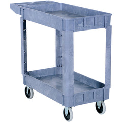Plastic Utility Cart 2 Shelves 17.5 × 31 - Exact Tooling