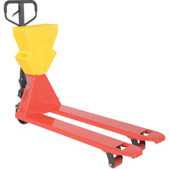 Red Pallet Truck 5.5K 20.6 × 48 Yellow P-Caddy - Exact Tooling