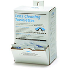 Lens Cleaner: 100 Wipe Count, Individually Wrapped, Pre-Moistened, 8 in (W) × 5 in (L) Wipe Size - Exact Tooling