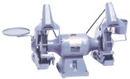 Bench Grinder-Deluxe - #1021WD; 10 x 1 x 7/8'' Wheel Size; 1.5HP; 3PH; 208-230/460V Motor - Exact Tooling