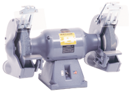 Bench Grinder - #105W; 10 x 1 x 7/8'' Wheel Size; 1.5HP; 3PH; 575V Motor - Exact Tooling