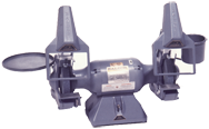 Bench Grinder-Deluxe - #7309D; 7 x 1 x 5/8'' Wheel Size; 1/2HP; 3PH; 208-230/460V Motor - Exact Tooling