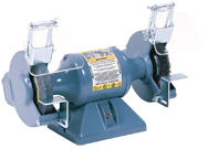 Grinder/Buffer - #762E; 7 x 1 x 5/8'' Wheel Size; 1/2HP; 1PH; 115V Motor - Exact Tooling