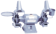 Bench Grinder-Deluxe - #8100WD; 8 x 1 x 3/4'' Wheel Size; 3/4HP; 1PH; 115/230V Motor - Exact Tooling