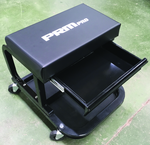 Mechanic's Roller Shop Stool with Drawer - Exact Tooling