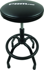 Shop Stool Heavy Duty- Air Adjustable with Round Foot Rest - Black - Exact Tooling