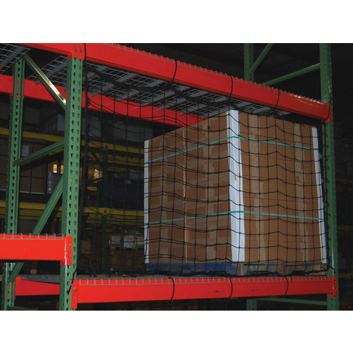 Nylon Pallet Rack Netting 111 × 96″ - Exact Tooling