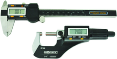 Digital Machinist Kit 0-6" Caliper with 0-1" IP54 Micrometer - Exact Tooling