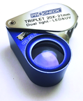 20X MIGNIFIER W LED/UV - Exact Tooling