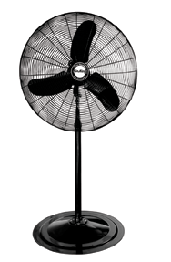 30" Pedestal Fan; 3-speed; 1/3 HP; 120V - Exact Tooling